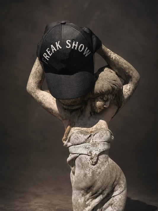 “Freak Show” Velcro Baseball Black Cap
